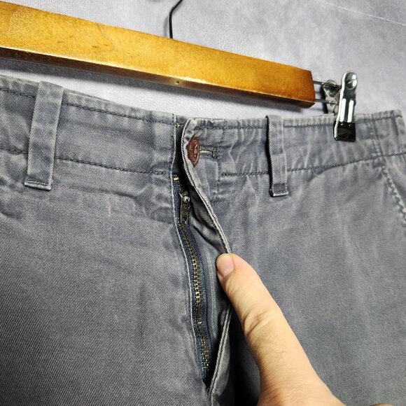 Gap Lived-In Shorts Mens 34 Blue Straight Fit‎ Chino Casual Classic 100% Cotton - Picture 14 of 14